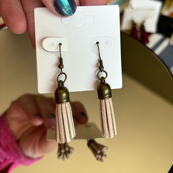 Handmade Tassel Earrings - Picture 4 of 4